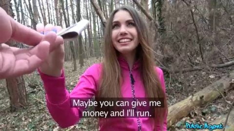 Public Agent - Elle Rose (Sexy jogger fucked in the woods)