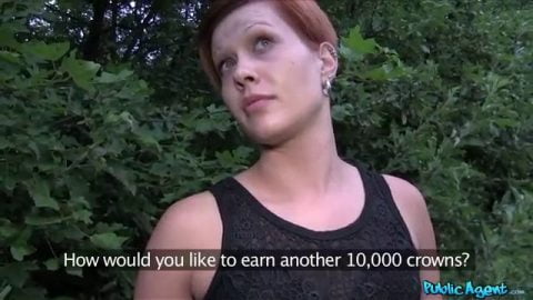 Public Agent - Lucy De Light (Fit Czech barmaid offered cash for outdoor sex)