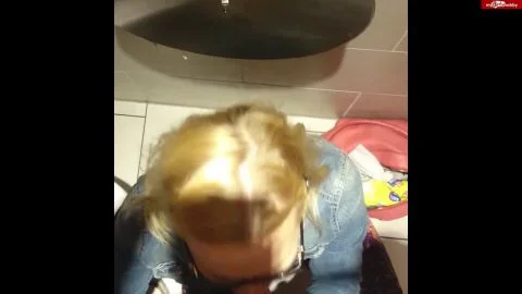 My Dirty Hobby - Blondehexe Public  Riskanter Creampie Quicki