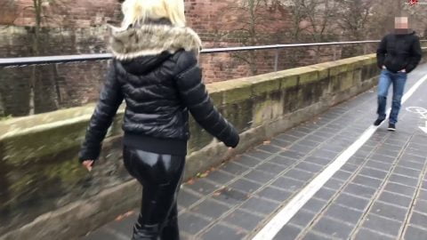 My Dirty Hobby - Daynia - User spontan auf der Straße angesprochen XXXL Mega Ultra Spermafresse 25.11.18