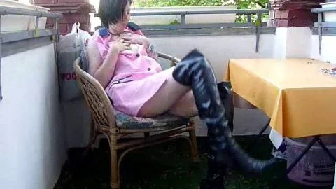 My Dirty Hobby - HeavenlyKiss - Fummelpause aufn Balkon