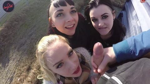 My Dirty Hobby - Lucy-Cat - MÄDELSAUSFLUG 3x Pissen und ein Blowjob 23.03.17