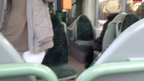 My Dirty Hobby - Sweet--Anna - Cameltoe und Blowjob in der Straßenbahn